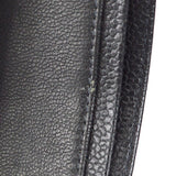 CHANEL 2001-2003 Classic Double Flap Medium Black Caviar
