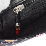CHANEL 2004-2006 Cosmetic Printed Classic Single Flap Medium Satin