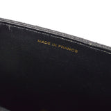 CHANEL 1998 Straight Flap Shoulder Bag Black Caviar