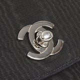CHANEL 1997-1999 Handbag SHW Black Canvas