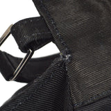 CHANEL 1997-1999 Handbag SHW Black Canvas