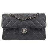 CHANEL 1997-1999 Classic Double Flap Small Black Caviar