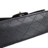 CHANEL 1997-1999 Classic Double Flap Small Black Caviar