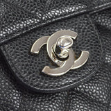CHANEL 1997-1999 Classic Double Flap Small Black Caviar