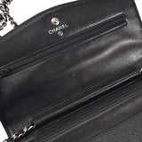 CHANEL 2004-2005 Timeless WOC SHW Black Caviar