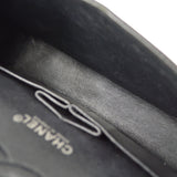 CHANEL 2000-2001 Classic Double Flap Medium SHW Black Caviar