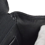 CHANEL 1996-1997 Double Side Classic Flap Medium SHW Black Jersey
