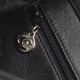 CHANEL 1996-1997 Double Side Classic Flap Medium SHW Black Jersey