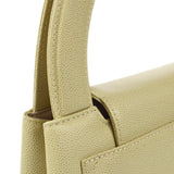 CHANEL 1998 Handbag Ivory Caviar