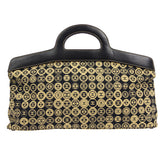 CHANEL 2003 COCO Print fabric top handle frame
