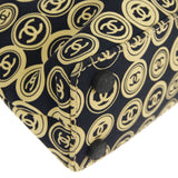 CHANEL 2003 COCO Print fabric top handle frame