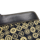 CHANEL 2003 COCO Print fabric top handle frame