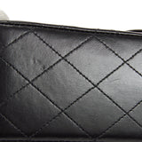 CHANEL 1997-1999 Classic Double Flap Medium Black Lambskin