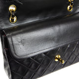 CHANEL 1997-1999 Classic Double Flap Medium Black Lambskin