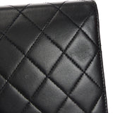 CHANEL 1997-1999 Pushlock Full Flap Small Black Lambskin