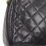 CHANEL 1993-1996 Camera Bag Medium Black Caviar