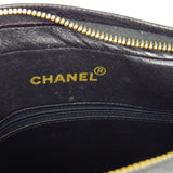 CHANEL 1991-1994 Pocket Camera Bag Large Black Caviar