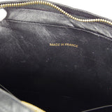 CHANEL 1991-1994 Pocket Camera Bag Large Black Caviar