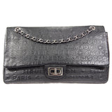 CHANEL 2009 Reissue 2.55 Unlimited "31 Rue Cambon Paris" SHW Black Calfskin