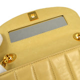 CHANEL Mademoiselle Bijou Chain Shoulder Bag Beige Lambskin