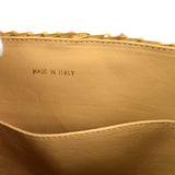 CHANEL Chain Basket Shoulder Bag Beige Straw