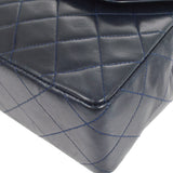 CHANEL Bijou Chain Shoulder Bag Navy Lambskin