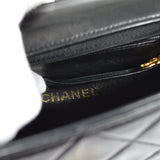 CHANEL Handbag Black Lambskin