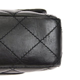 CHANEL 1997-1999 Single Flap Small Black Lambskin