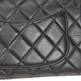 CHANEL 1997-1999 Single Flap Small Black Lambskin