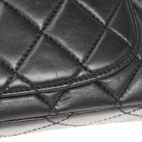 CHANEL 1997-1999 Single Flap Small Black Lambskin