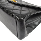 CHANEL Handbag Black Lambskin