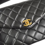CHANEL Handbag Black Lambskin