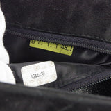 CHANEL Shoulder Bag Black Suede