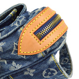 LOUIS VUITTON BUM BAG WAIST POUCH INDIGO MONOGRAM DENIM M95347