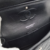 CHANEL Classic Double Flap Medium Shoulder Bag Black Caviar