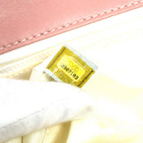 CHANEL Wild Stitch Handbag Pink Calfskin