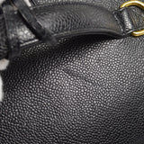 CHANEL 2way Vanity Shoulder Handbag Black Caviar