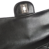 CHANEL Classic Both Side Flap Small Chain Handbag Black Lambskin