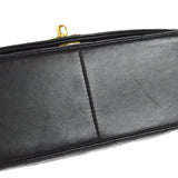 CHANEL Medium Diana Chain Shoulder Bag Black Lambskin