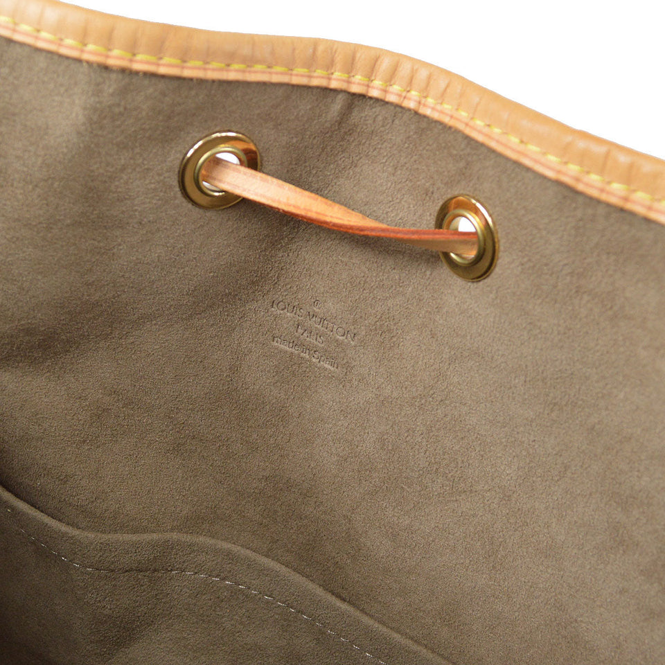 LOUIS VUITTON PETITE NOE DRAWSTRING SHOULDER BAG MONOGRAM MULTI M42230