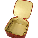 CHANEL Cosmetic Vanity Handbag Red Caviar