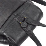 CHANEL Triple CC Chain Backpack Bag Black Caviar