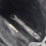 CHANEL Triple CC Chain Backpack Bag Black Caviar