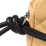 CHANEL Cambon Ligne Handbag Beige Calfskin