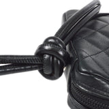 CHANEL Cambon Ligne Shoulder Bag Black Calfskin