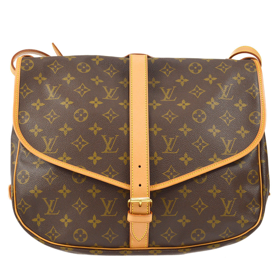 LOUIS VUITTON SAUMUR 35 SHOULDER BAG MONOGRAM M42254