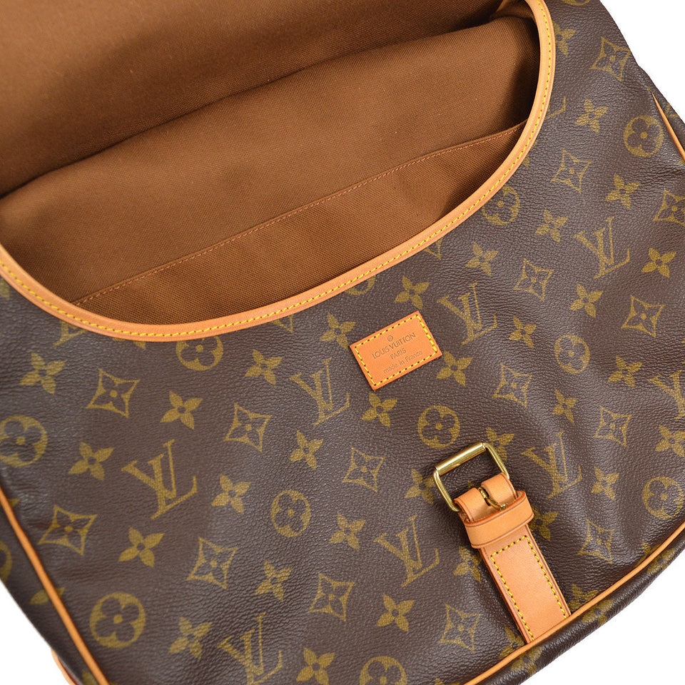 LOUIS VUITTON SAUMUR 35 SHOULDER BAG MONOGRAM M42254