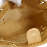 CHANEL Petite Shopping Tote PST Chain Hand Tote Bag Beige Caviar