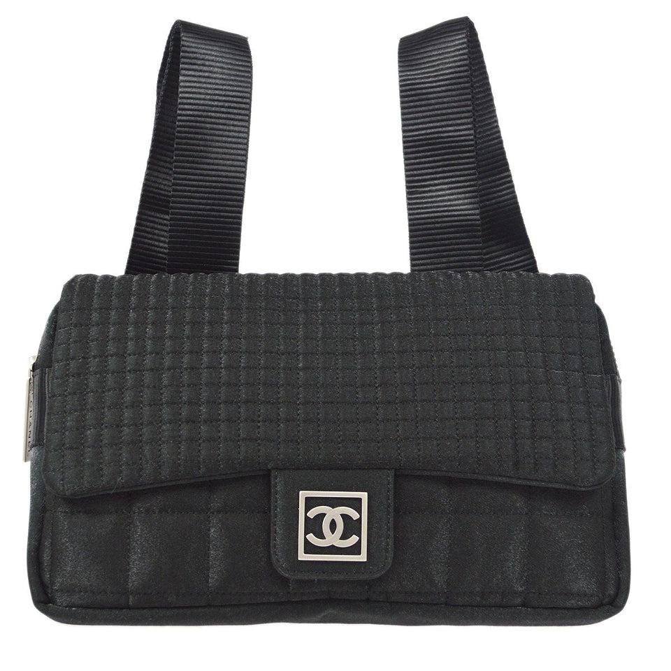 CHANEL Sport Line Backpack Bag Black
