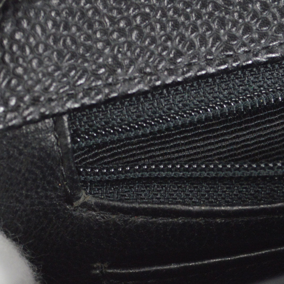 CHANEL Classic Flap Mini Square Chain Shoulder Bag Black Caviar